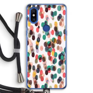 Tropical Dots: Xiaomi Mi Mix 3 Transparant Hoesje met koord