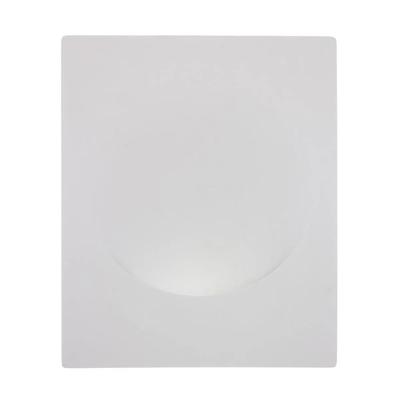 Wandlamp inbouw Gips &apos;Marloes&apos; stuc lamp GU10 wit groot modern 350mm