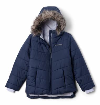 Columbia Katelyn Crest™ III Hooded Wintersportjas Kinderen Collegiate Navy S
