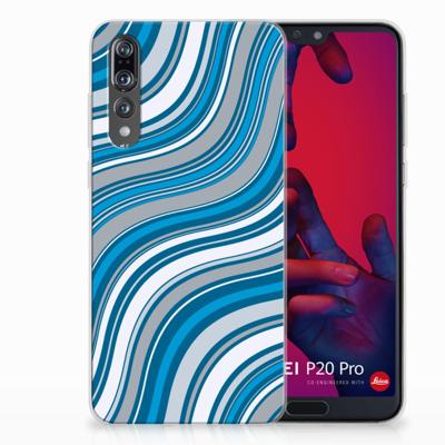Huawei P20 Pro | TPU bumper | Waves Blue