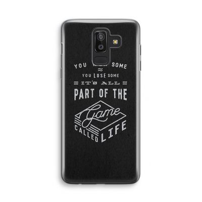 Life: Samsung Galaxy J8 (2018) Transparant Hoesje