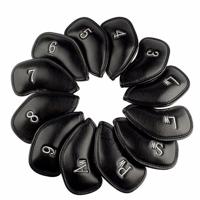 12 in 1 PU lederen Golf Club Cap set (zwart Litchi textuur) 12 in 1 PU lederen Golf Club Cap set (zwart Litchi textuur)