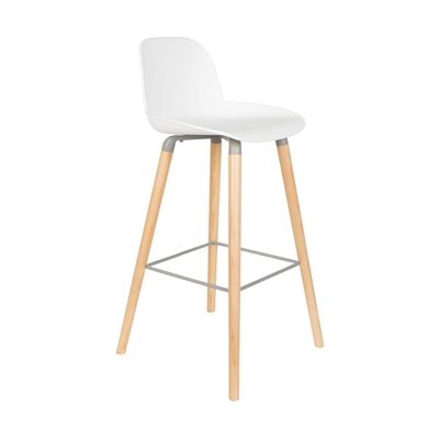Zuiver Albert Kuip barkruk H75 White