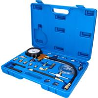 Brilliant Tools BT581350 Set brandstofinjectiesysteemtester, 20-delig Brilliant Tools BT581350 Set brandstofinjectiesysteemtester, 20-delig