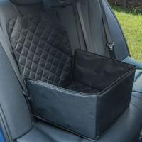VidaXL Autostoelhoes voor honden zwart 45x45x25/55 cm