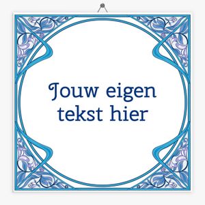 Frans Art Nouveau tegeltje