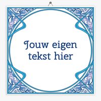 Frans Art Nouveau tegeltje