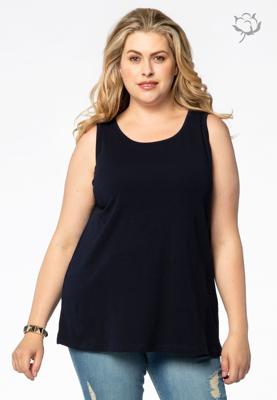 Yoek Top relax fit | Blauw | Maat 54/56