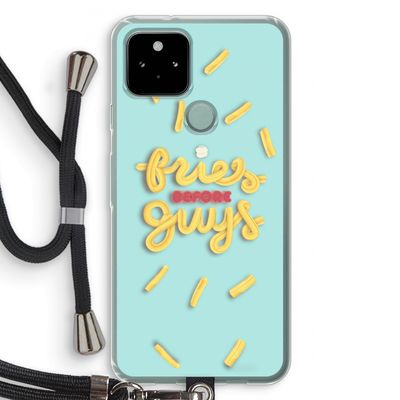 Always fries: Pixel 5 Transparant Hoesje met koord