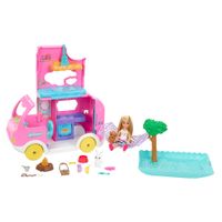 Barbie Chelsea 2-in-1 camperspeelset Barbie Chelsea 2-in-1 camperspeelset