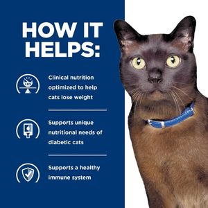 Hill's Prescription Diet m/d Diabetes Care kattenvoer nat met Lever 156g blik