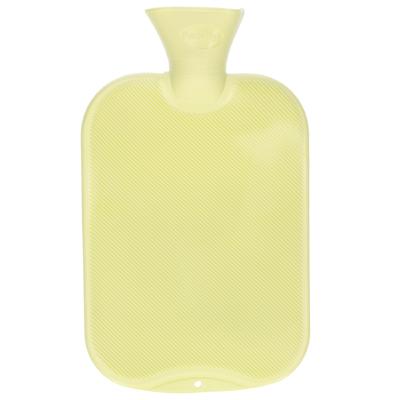 Warmwater kruik - 2 liter - geel - winter kruiken