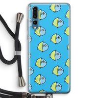 Visjes: Huawei P20 Pro Transparant Hoesje met koord