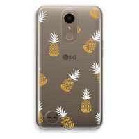 Ananasjes: LG K10 (2017) Transparant Hoesje