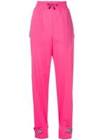 Off-White pantalon de jogging à taille élastique - Rose