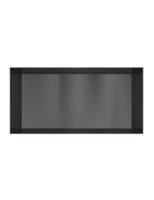 Hotbath &MORE Inbouwnis 30x60x10cm frameless Geborsteld Zwart PVD