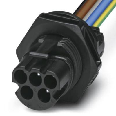 Phoenix Contact 1409211 Apparaatconnector achterwand PRC 5-FT25-MC2,5-150 Zwart, Blauw, Grijs, Bruin, Groen, Geel Inhoud: 10 stuk(s)
