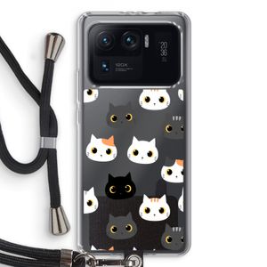 Katten: Xiaomi Mi 11 Ultra Transparant Hoesje met koord