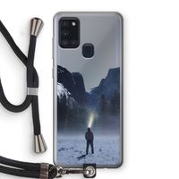Wanderlust: Samsung Galaxy A21s Transparant Hoesje met koord