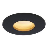 Porto - LED platte inbouwspots met lage inbouwdiepte 60mm - 6 Watt 570 Lumen - 2700K Warm wit - GU10 LED Module - Dimbaar - Rond - IP44 voor badkamer, buiten en binnen - Zwart