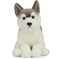 Living Nature Knuffel Husky - honden knuffeldier - pluche - 25 cm