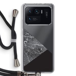 Combinatie marmer: Xiaomi Mi 11 Ultra Transparant Hoesje met koord