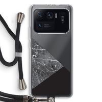 Combinatie marmer: Xiaomi Mi 11 Ultra Transparant Hoesje met koord