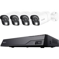 Reolink NVS8-12MB4 IP-Bewakingscameraset LAN 8-kanaals Met 4 cameras 4512 x 2512 Pixel