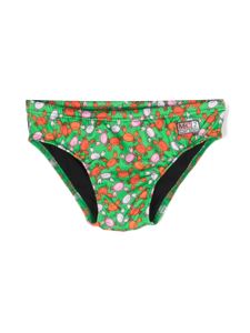 MC2 Saint Barth Kids short de bain à imprimé graphique intégral - Vert