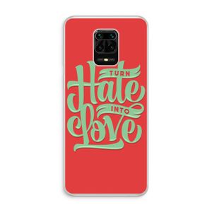 Turn hate into love: Xiaomi Redmi Note 10 Lite Transparant Hoesje