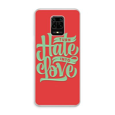 Turn hate into love: Xiaomi Redmi Note 10 Lite Transparant Hoesje