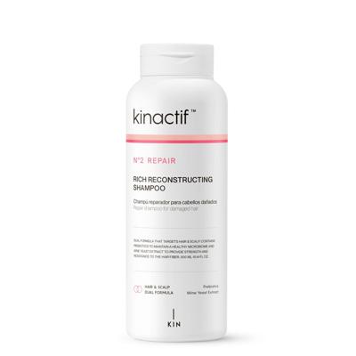 Kin Cosmetics Kinactif Energy No.2 Repair Rich Reconstructing Shampoo 300ml | Voor Beschadigd Haar Kin Cosmetics Kinactif Energy No.2 Repair Rich Reconstructing Shampoo 300ml | Voor Beschadigd Haar