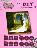 Brandunit Diamond painting - kaart met bruidspaar
