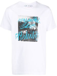 Off-White t-shirt à imprimé graphique - Blanc