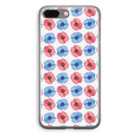 Klaproosjes: iPhone 8 Plus Transparant Hoesje