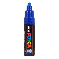 Uni Posca verfmarker 7m blauw - conische punt 4,5mm