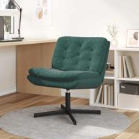 Draaibare Relaxstoel Donkergroen 63 x 75 x 76 cm Fluweel