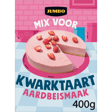 Jumbo Mix voor Kwarktaart Aardbeismaak 400 g