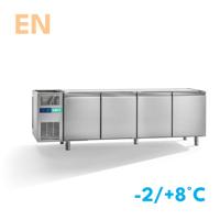 Dieptekoelwerkbank | 4 deurs EN | zonder werkblad | stekkerklaar