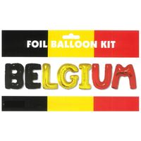 Folieballon EK/WK Voetbal België 36 cm - thumbnail