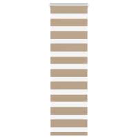 VidaXL Zebra blind 50x150 cm stofbreedte 55,9 cm polyester zandbruin