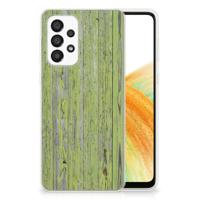 Samsung Galaxy A33 5G | Bumper Hoesje | Green Wood