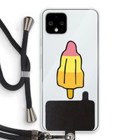 Raketijsje: Pixel 4 Transparant Hoesje met koord