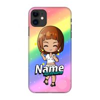 Chibi Maker vrouw: Volledig geprint iPhone 11 Hoesje