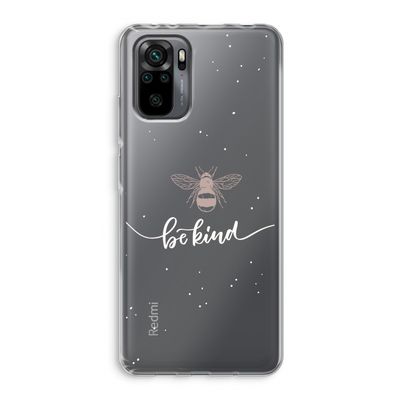 Be(e) kind: Xiaomi Redmi Note 10 Pro Transparant Hoesje