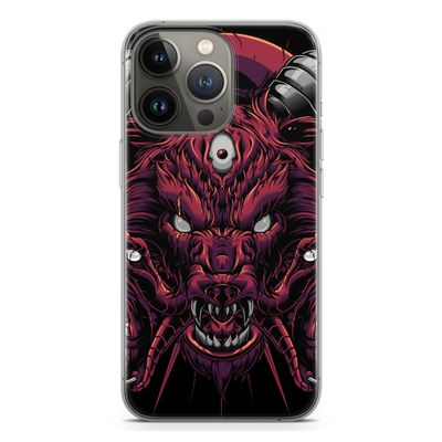 Hell Hound and Serpents: iPhone 13 Pro Transparant Hoesje