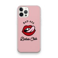 Badass Babes Club: iPhone 12 Pro Max Transparant Hoesje