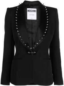 Moschino blazer à détails de clous - Noir