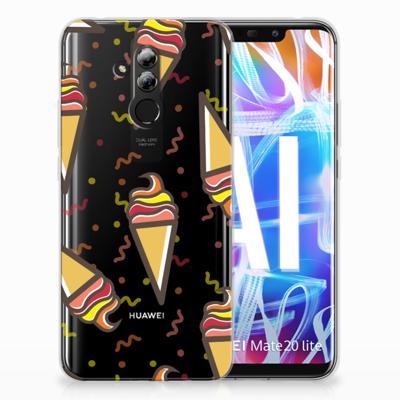 Huawei Mate 20 Lite | Siliconen Case | Icecream