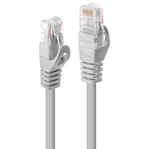 LINDY 48372 RJ45 Netwerkkabel, patchkabel CAT 5e U/UTP 50.00 m Grijs 1 stuk(s)